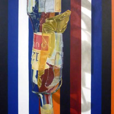 12 On A Dip 90x160 Acryl Auf Leinwand